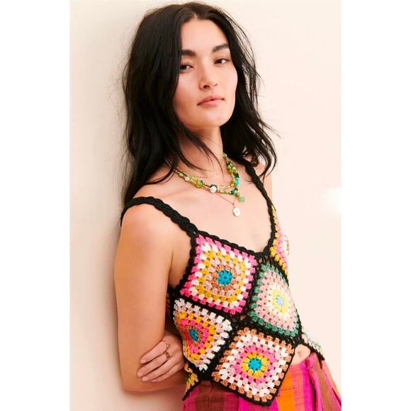Raga Sweaters - Raga for Anthropologie Cozy Crochet Tank. Size S. Retails $108